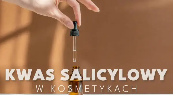 Dłoń trzyma pipetkę z serum, nad buteleczką. Czy kwas salicylowy jest szkodliwy w kosmetykach?
